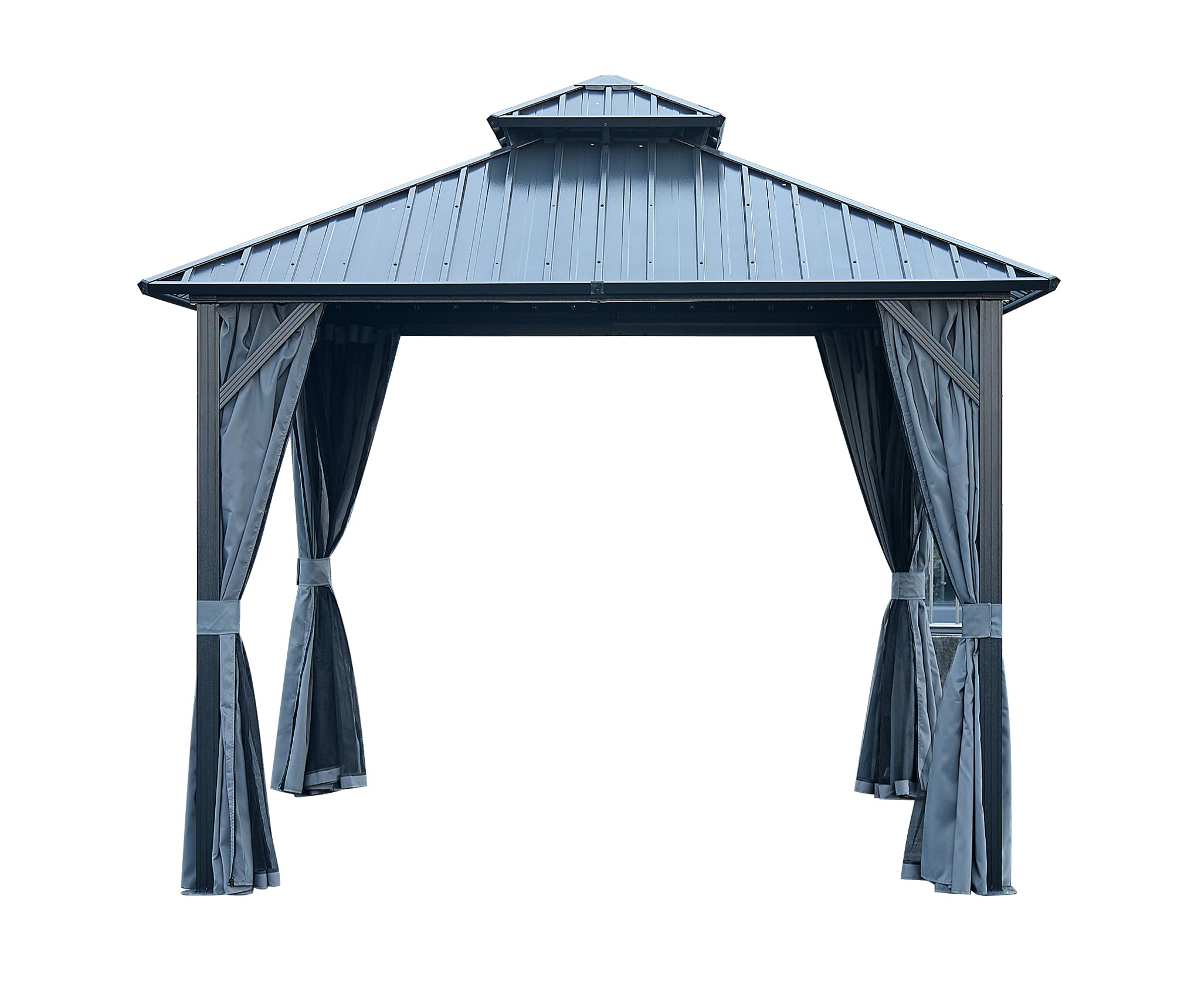 Gazebo With Steel Canopy