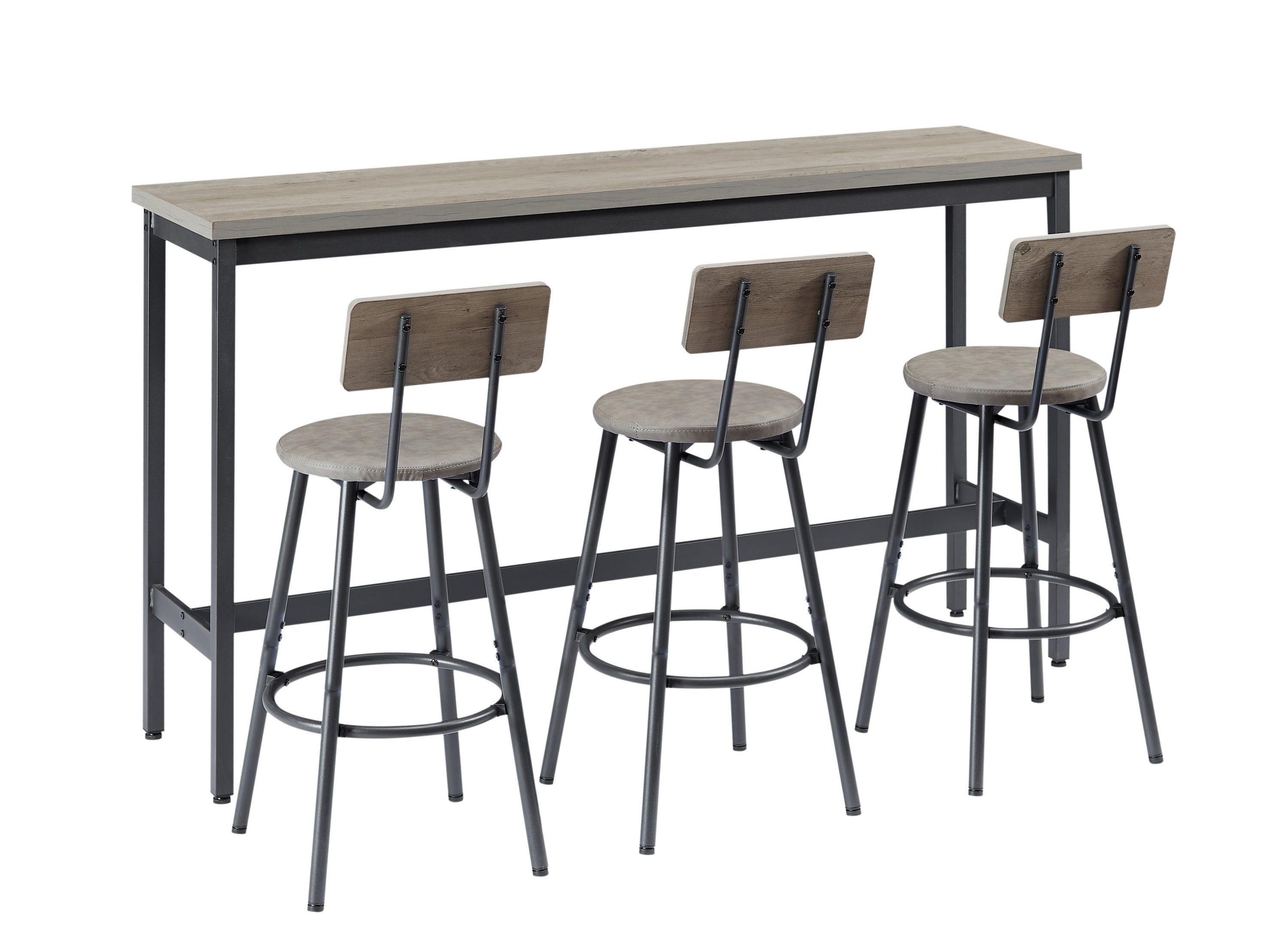 American-style long table and chair combination