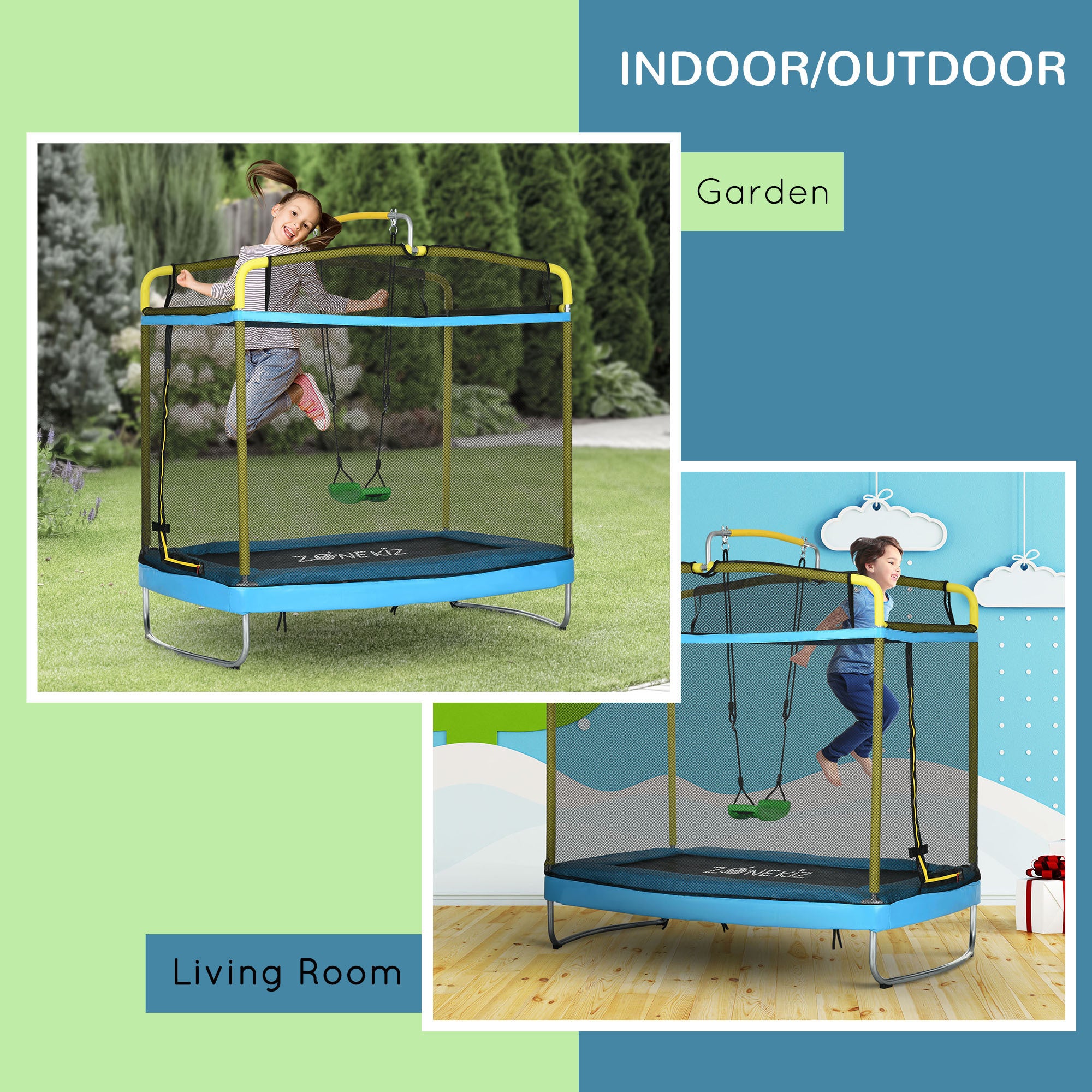 Toddler Trampolines With Safe Enclosures