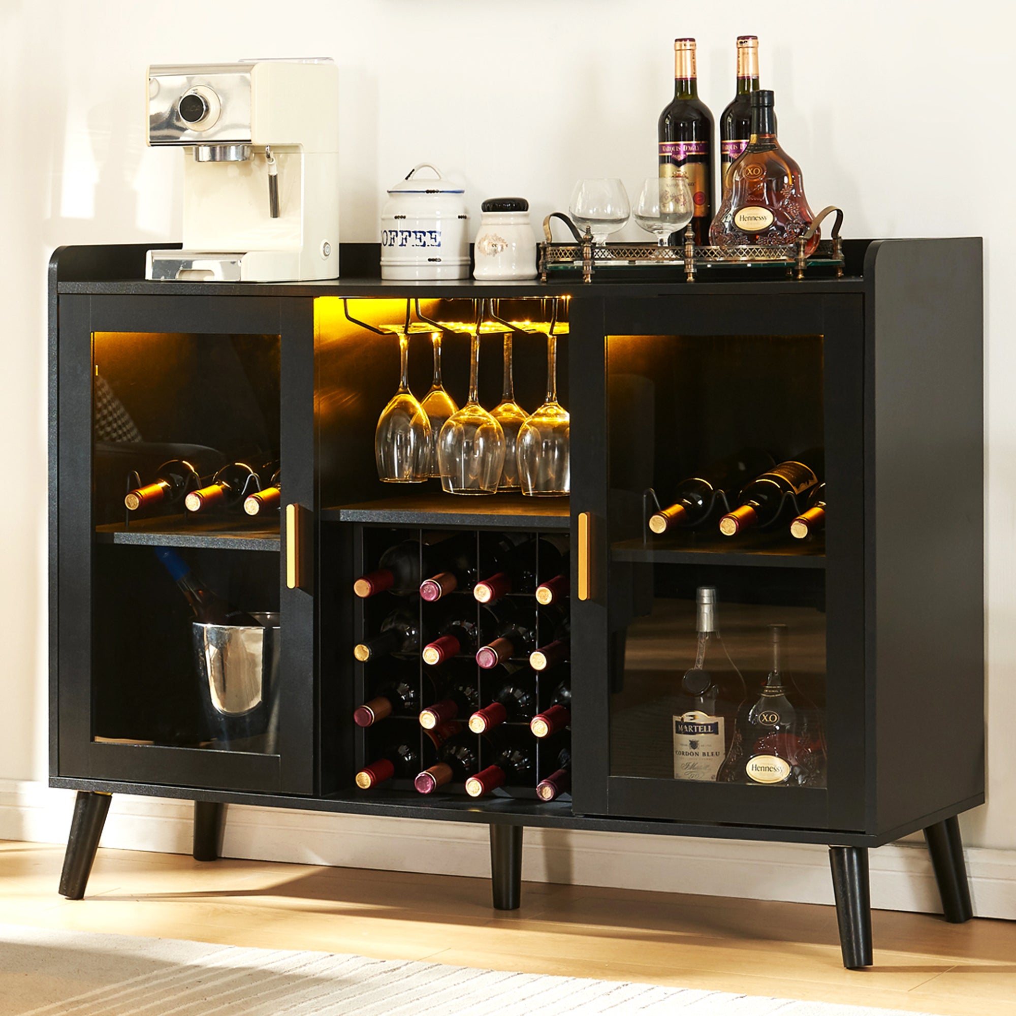 LED Wine Bar Cabinet