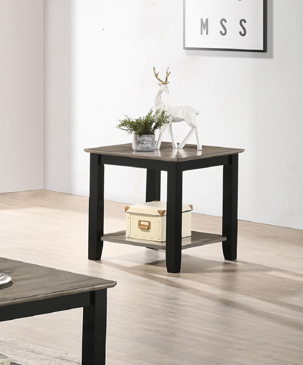 End Table With Open Shelf