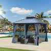 Backyard Gazebo With Steel Canopy