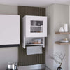 One Door Kitchen Wall Cabinet With Towel Rack