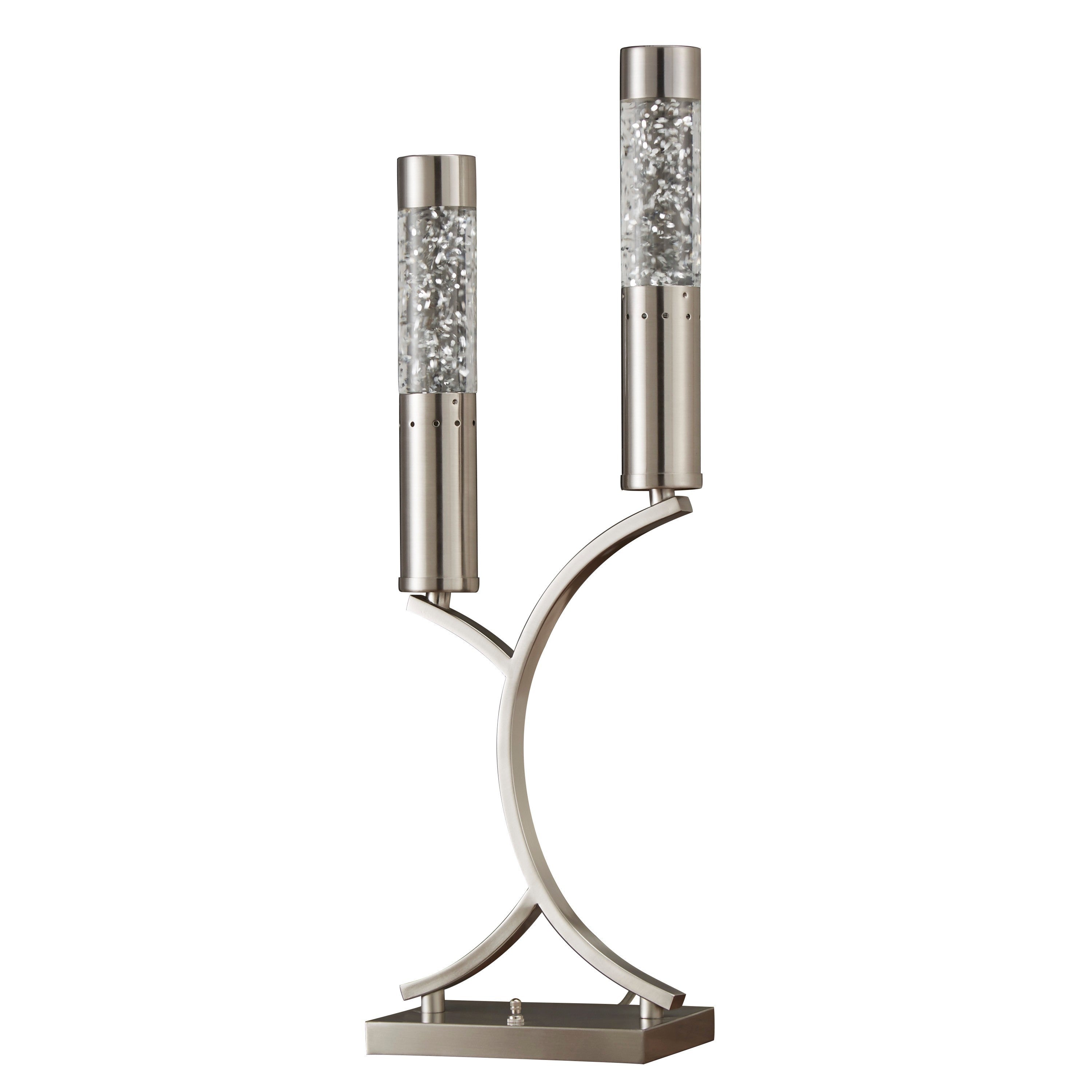 Decorative Nickel Finish Table Lamp