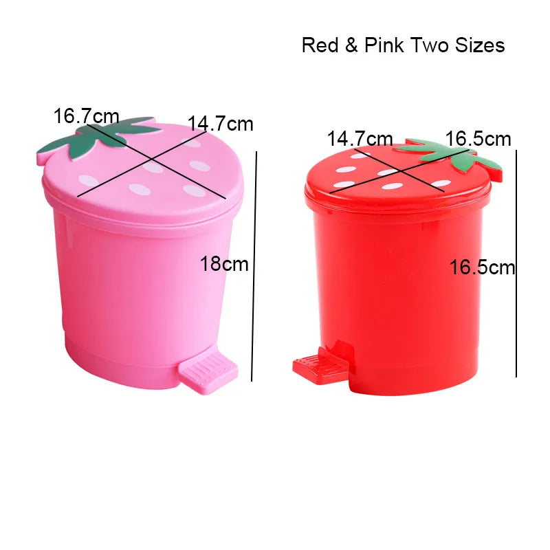 Small Strawberry Waste Bin