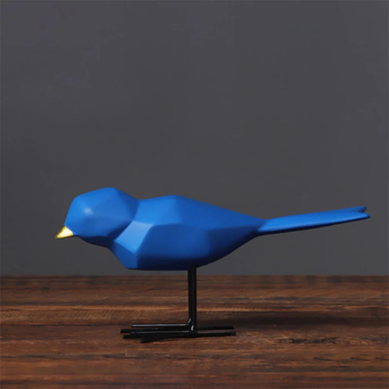 Geometric Origami Bird Figurine