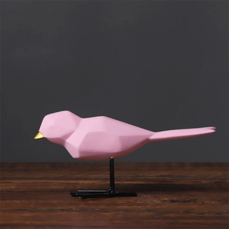 Geometric Origami Bird Figurine