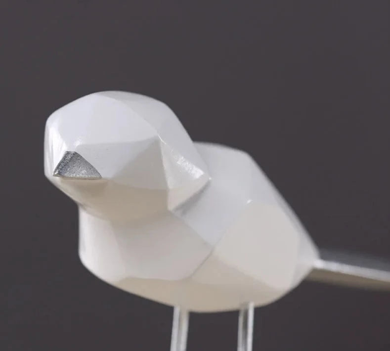 Geometric Origami Bird Figurine