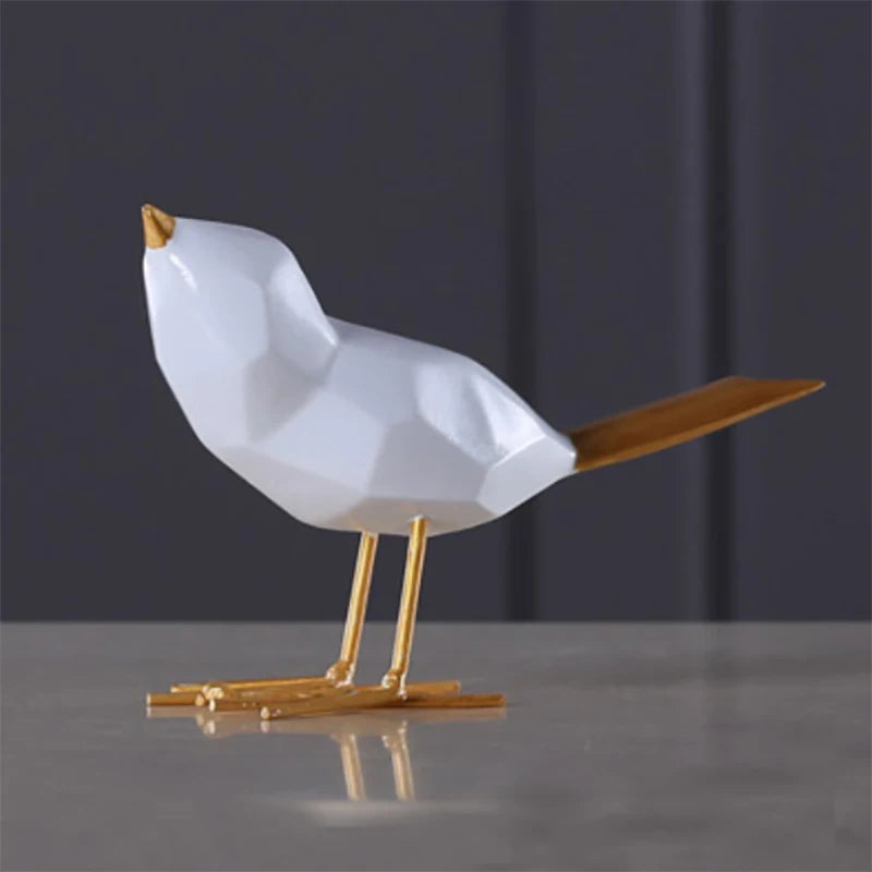 Geometric Origami Bird Figurine