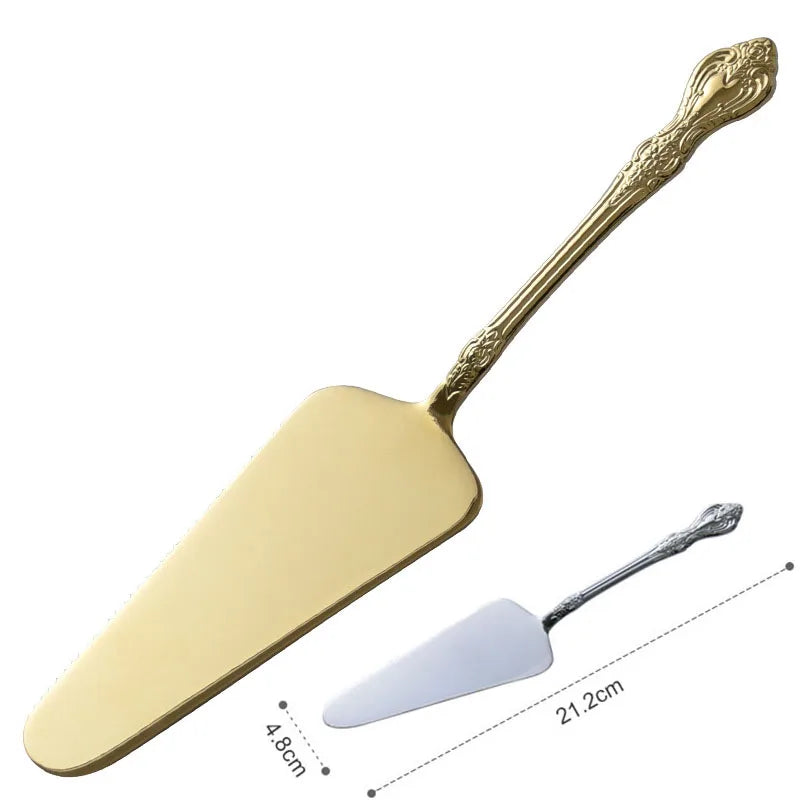 Retro Gold Cake Shovel