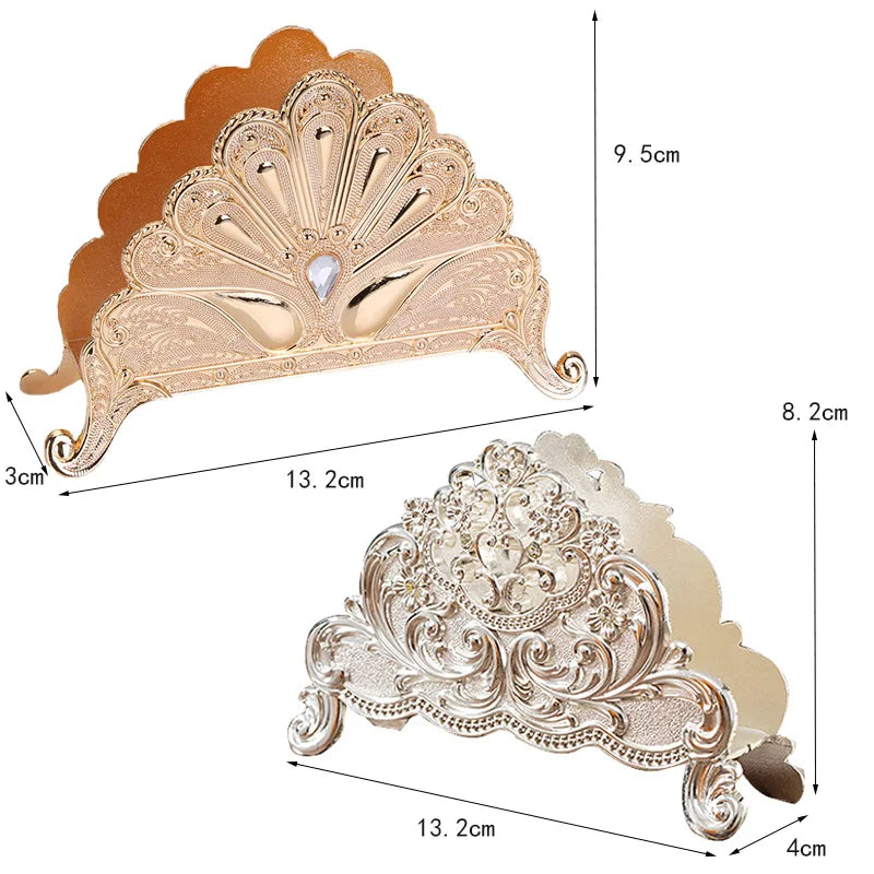 Golden Table Napkin Holder