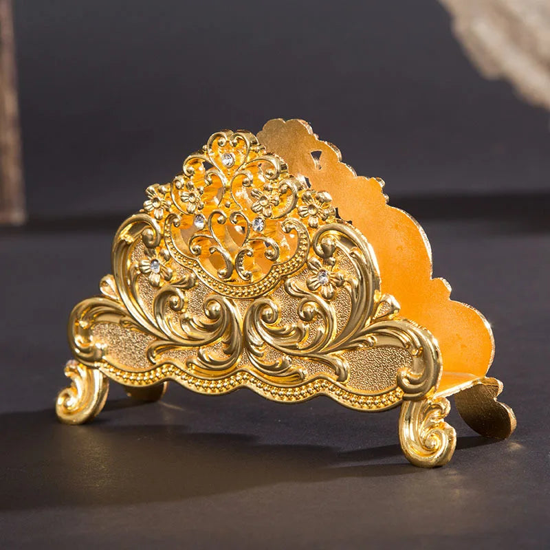 Golden Table Napkin Holder