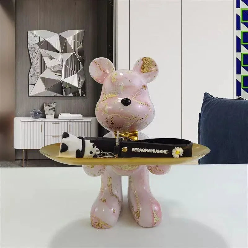 Graffiti Bear Ornament Figurine