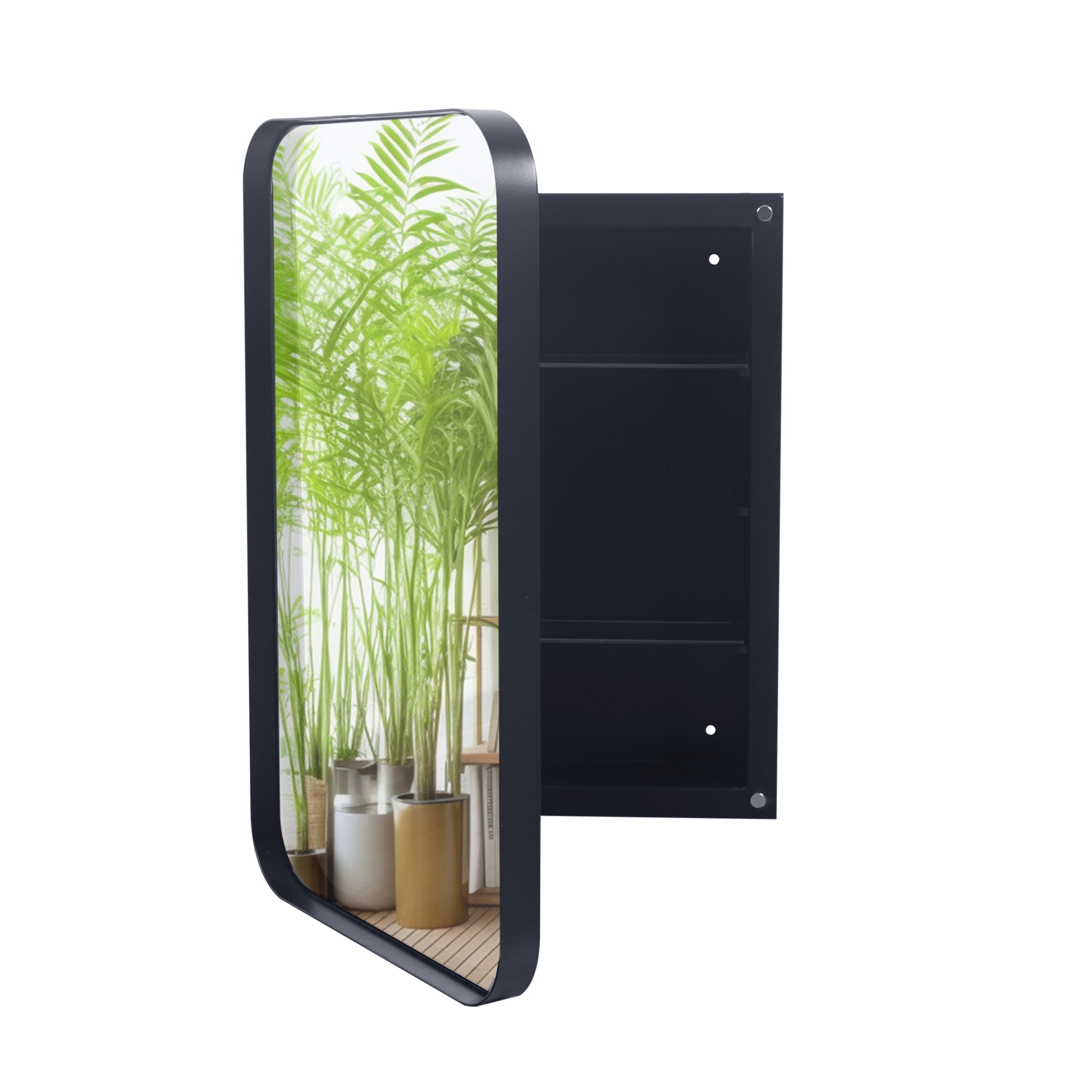 Medicine Cabinet with Mirror & Adjustable Shelves