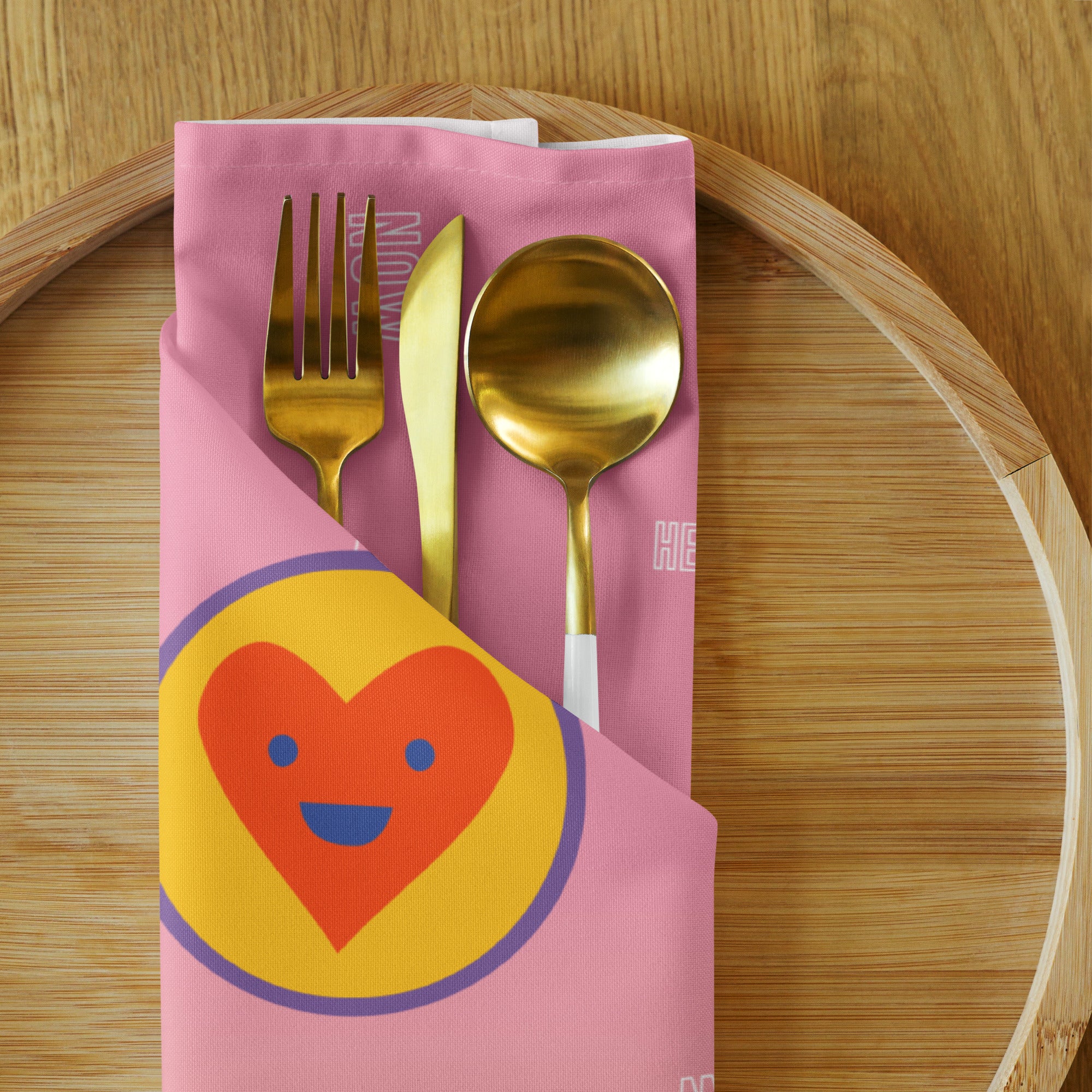 Self-love cloth napkin set