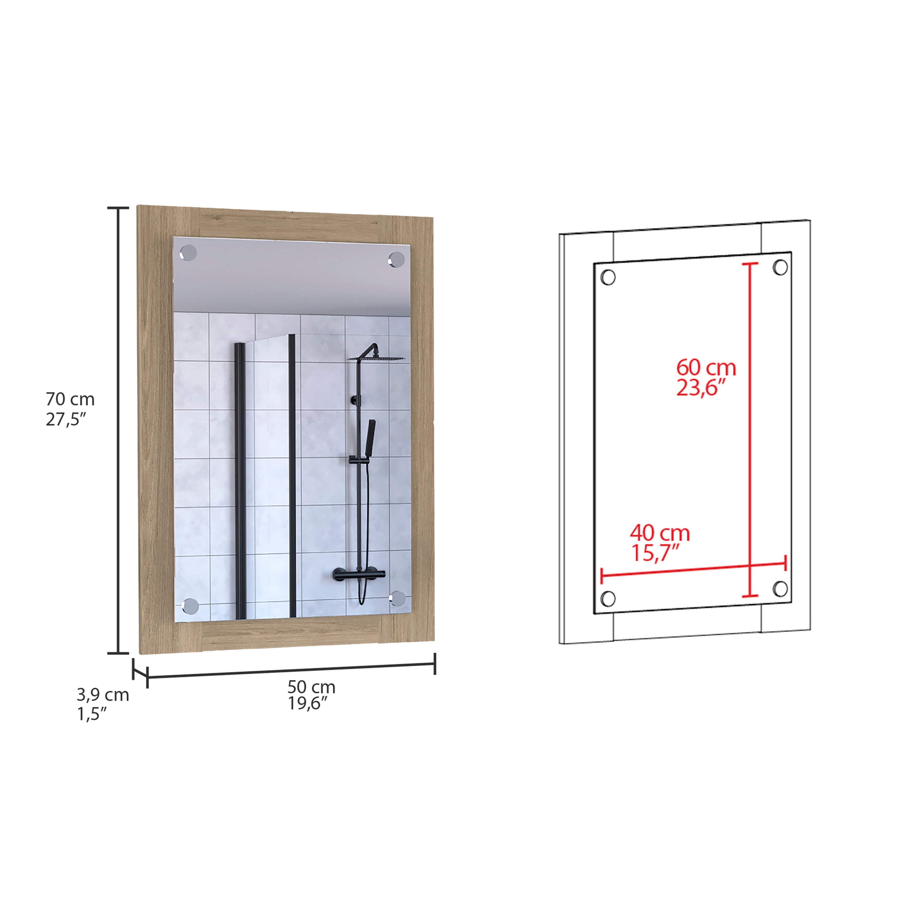 Frame Vanguard Bathroom Mirror